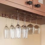 hanging wine glass rack
